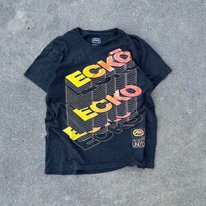 Ecko Unltd. Men's Black and Grey T-shirt